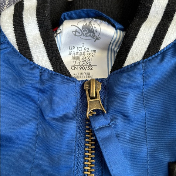 Official Disney Blue Mickey Mouse Puffer Jacket - Picture 2 of 3